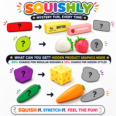 Squishly™ 8-Piece Mystery Squishy Box
